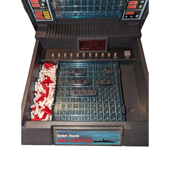 Vintage 1987 Radio Shack's Electronic Sea Battle Cat 60-2193 100% Complete - Picture 3 of 9